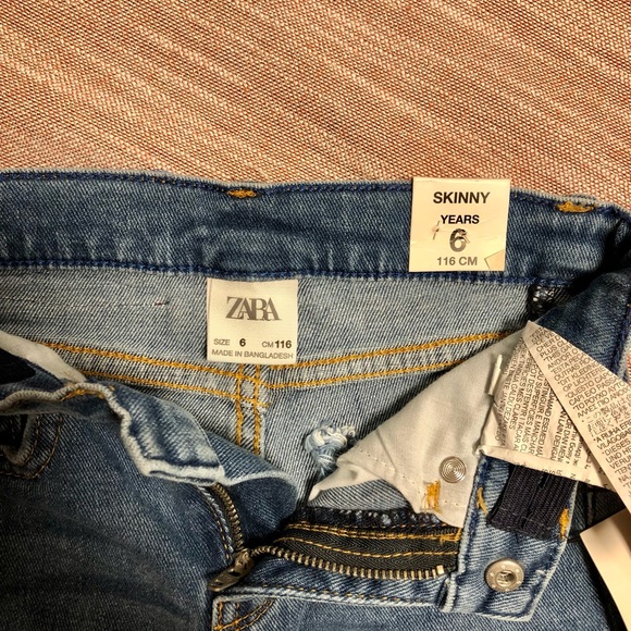 NWT Zara Denim Jeans - Picture 2 of 3